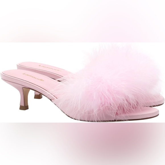 Larroude Marilyn Mule in Tulip Satin Deluxe - Size 7 - G86-16 - Picture 3 of 10